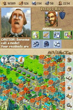 ANNO 1701: Dawn of Discovery box art for Nintendo DS